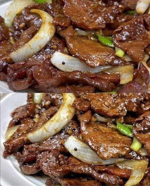 Delicious stir fry with beef and onion 462605297_1971369766641882_8205279702053260458_n