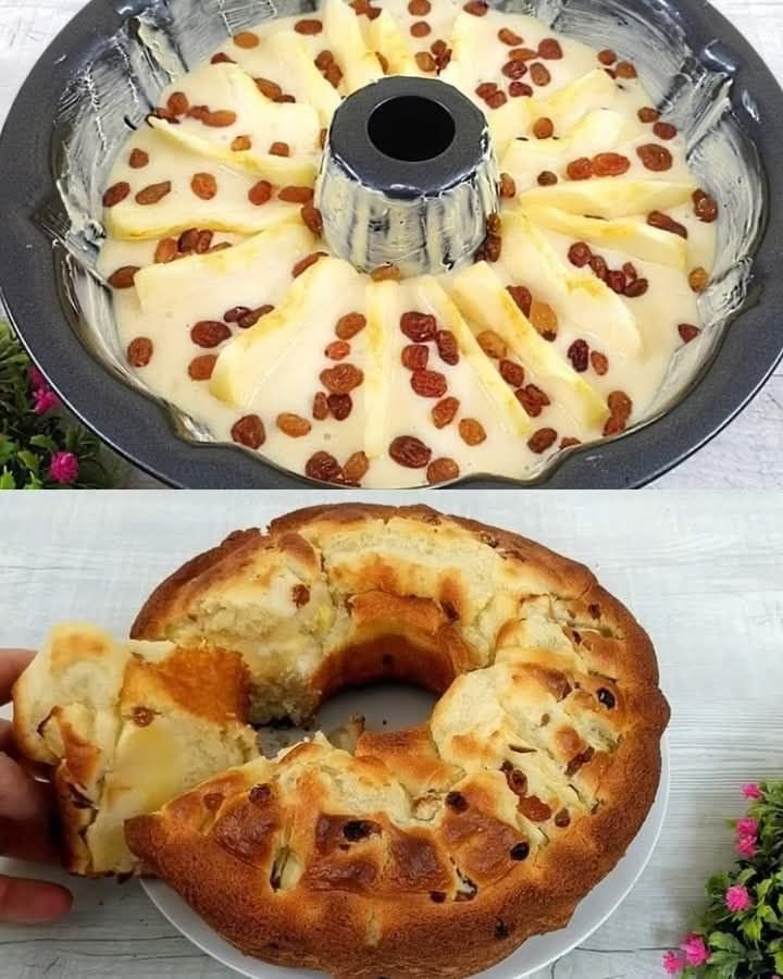"Apple Raisin Bundt Cake" Ingredients: 478419864_4086642408282594_2798778206619953231_n