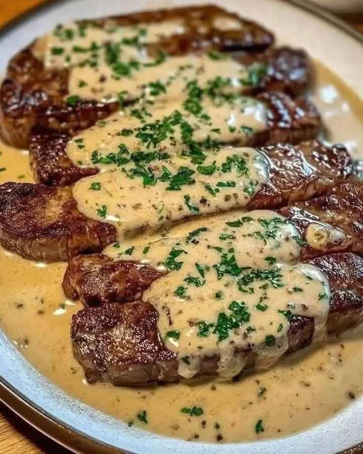 Juicy Steak with Creamy Garlic Sauce IMG-20251224-WA0079