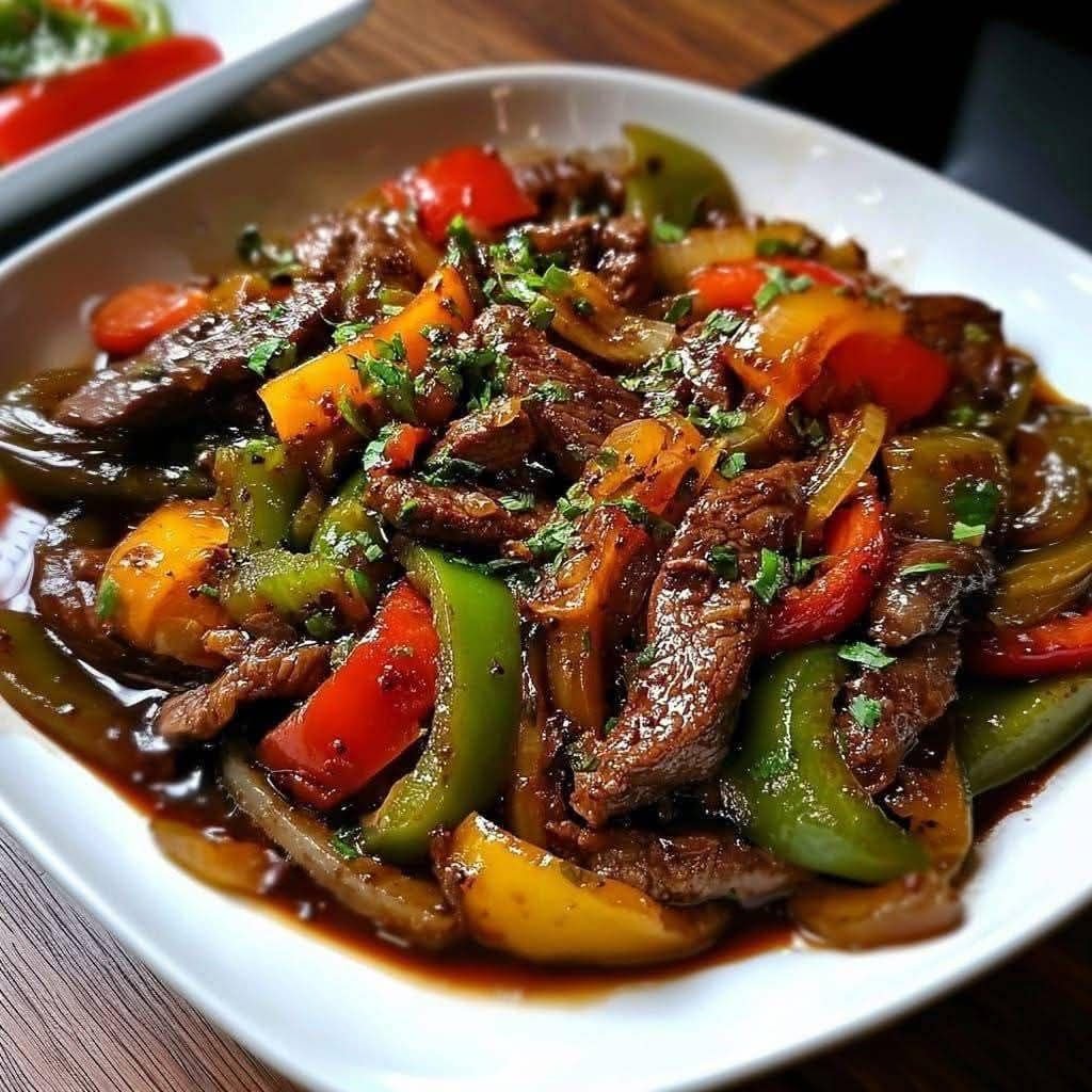 Sizzling Chinese Pepper Steak with Onions 611910249_1566938501290504_1122257889669962499_n